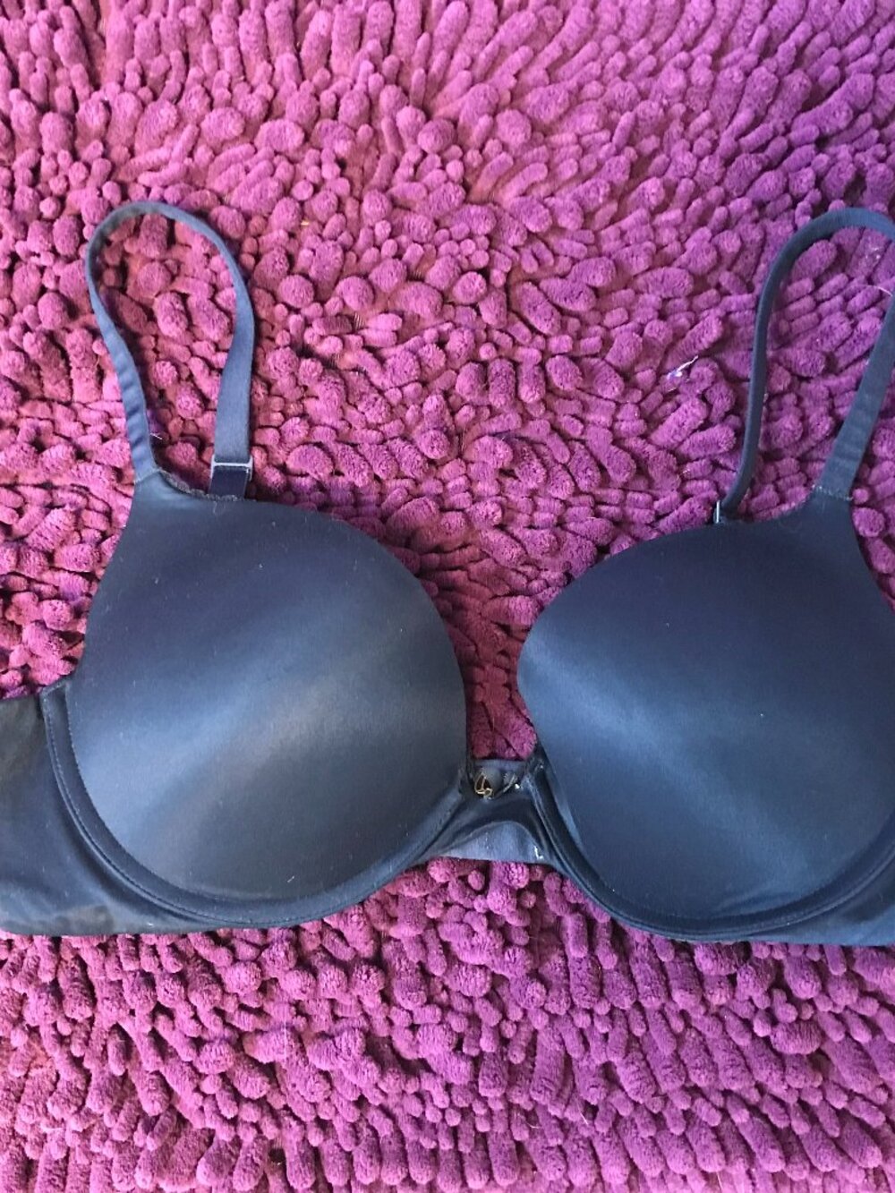 Victoria's Secret body by victoria bra push-up push up in navy blue size 38B.
